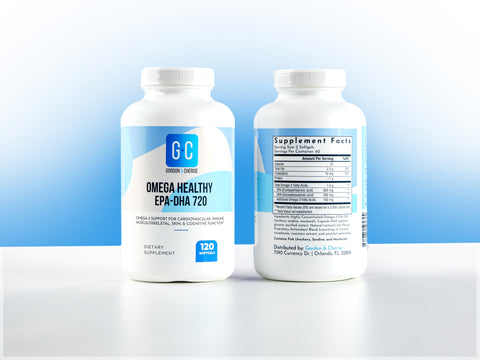 Gordon & Cherise - Omega Healthy EPA-DHA 720 Supplement Facts